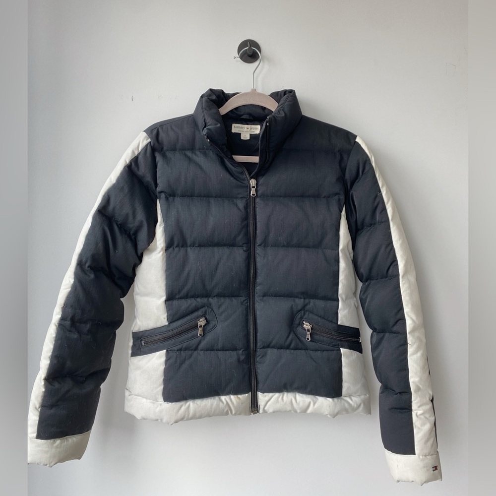 Vintage Tommy Hilfiger Black Puffer Jacket